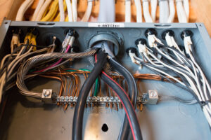 Electrical panel that needs repairs